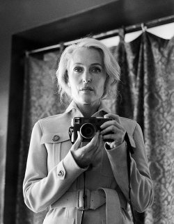 qilliananderson:Gillian Anderson, self portrait. (x)