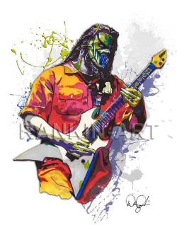 Mick Thomson art by dan rankin