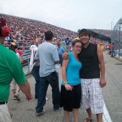 Throwback Thursday. @nmz_xoxo and I at the NASCAR rave in 2010