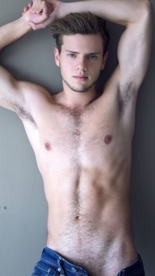 hairypitsonguys:He’s handsome and young (+who’s hairy and