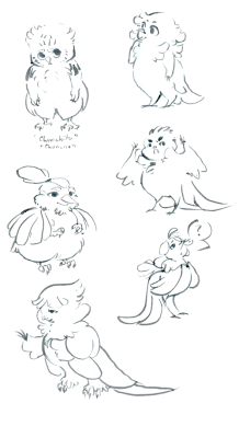gracekraft:  It started off with turning a cute bird pearuru