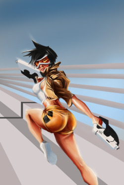 I asked reddit gets drawn to draw my Tracer costume! <3check