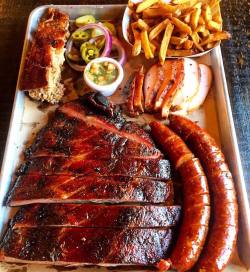 ctrestaurantweek:  BBQ ribs, sausage, pork belly, turkey &