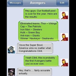 #textfromsuperheroes #hawkeye #ironman #captainamerica #avengers