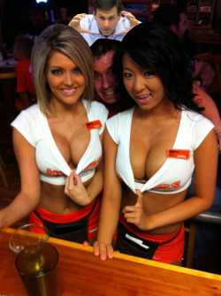 boobsruinfriendships:  Compare the hands.  Notice how eagerly Linda pulls her top down as opposed to the hesitancy shown by her coworker.  Cindy knows that this picture might make Linda some extra cash, but won’t do much for herself.