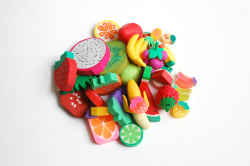 mewnette:update on my fruit erasers collection