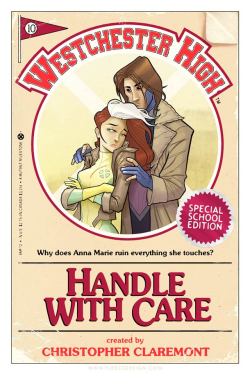 seriousgiggles:  Book cover parodies with comic book characters