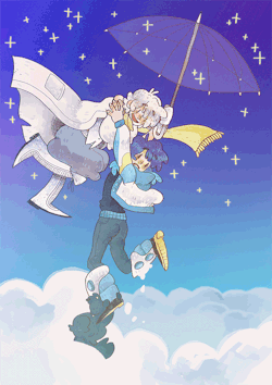 peachy-prince:  Be careful not to fall Aoba! 