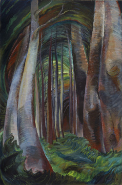 poboh:   Wood Interior, 1932-1935, Emily Carr. Canadian (1871