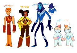 jigokuhana:  And here’s Titans East in the TTGems AU…finally.