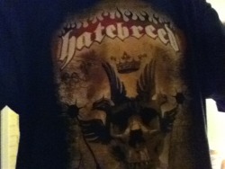 Rocking this shit today! Got this shirt when i met hatebreed