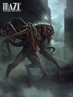 morbidfantasy21:Monster design for an upcoming Lovecraftian horror