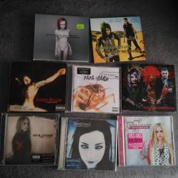 My collection is growing ^_^ Most of them are my favorite albums