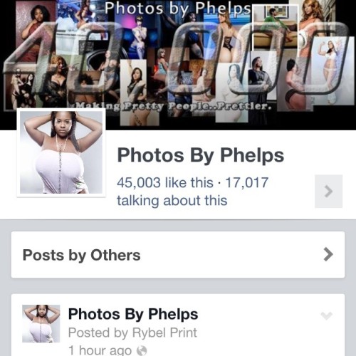 Ohhh snap!! 5,000 likes away from 50,0000 likes. Hmmm can I make it before 2015….. #photosbyphelps  I thank everyone as always for the supporters …recommendations..and positivity you’ve sent my way!!!