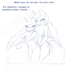 needs-more-butts:  Commission for Dead Pegasus. Some of the bath