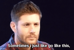 he-is-lightning-in-a-bottle:  mishacoliins:  jensen talking about