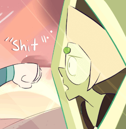 predominantlynormal:  it was in that moment that peridot realized