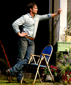 sebastianstxns:  Sebastian Stan in Picnic on Broadway (2012)