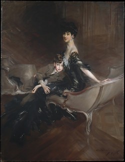 Giovanni Boldini. Consuelo, Duchess of Marlborough, with Her Son Ivor Spencer-Churchill.Â 1906.