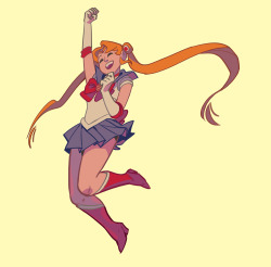 ellenalsop:  bought a Sailor Moon figma and immediately drew