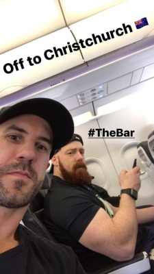 deidrelovessheamus:  Sheamus and Cesaro Instagram Story pics.