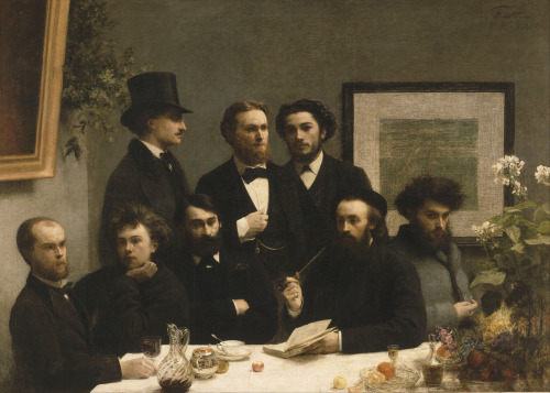 classical-gentry:Paul Verlaine and Arthur Rimbaud (seated, at