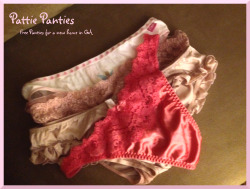 pattiespics:   FREE PANTIES!    These panties are on there