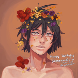 yankasmiles: Happy birthday, Yamaguchi!!! 💖🎉 Inspired by