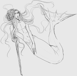 Unfinished #Mermay WIP shown in my most recent videoWatch my