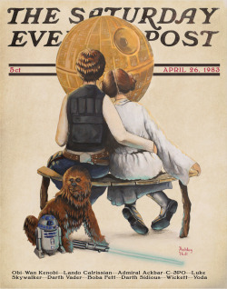 theartofashmoe:  Finished my Saturday Evening Post cover for