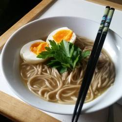 First time making ramen. Not authentic. Took 15 minutes. Tastes