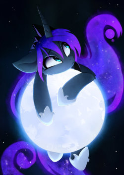 magnalunaarts: Big Moon by MagnaLuna 