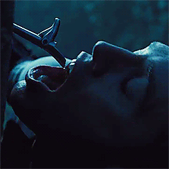 itstonybetch:  Finnick showing us how to properly swallow for ya man 