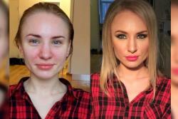 hypeangel:    33 Photos That Show Women Before and After Applying
