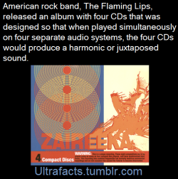 ultrafacts:Zaireeka is the eighth studio album by the band The