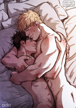 cris-art:   Billy  and Teddy from the last chapter of the fic