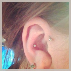New piercing! Yay! I love essential beauty technicians so much.