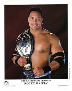 fishbulbsuplex:  WWF Intercontinental Champion Rocky Maivia 
