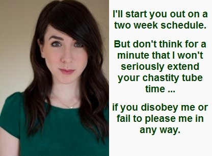 Can you do Kelsey Gunn long term chastity please?