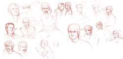 okay, all these are shit unfinished sketches for Heart Eater,