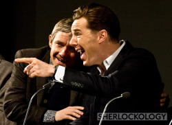 sherlockology:  Spoilers were heavy at the post-screening Sherlock