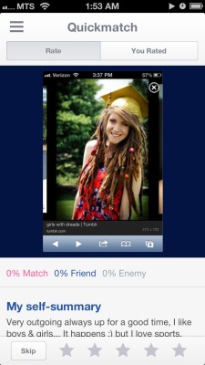 smathmouth:  IM LAUGHING SO HARD THIS PERSONS OKCUPID PROFILE