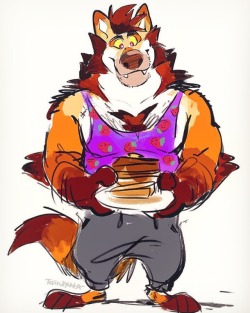 tulerarts: BIG WOOFS and a big breakfast. Twitter | Patreon 