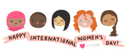 chibird:Happy International Women’s Day 2015! ^__^ For equality