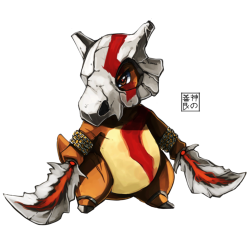 superrods-masterballs:[Art] Cubone of War (X-post from r/gaming)