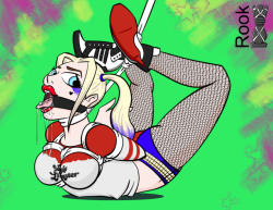   Harley Quinn Suicide Squad Goat Roped by Rook-07  
