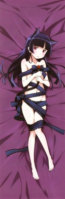 animal ears dakimakura gokou ruri naked ribbon nekomimi ore no