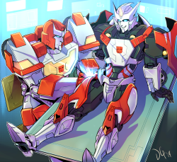 dataglitch:  Art Trade with theangrybee, who wanted Drift and