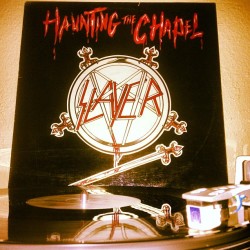 vinylpsyched:  Time to go to mass. #slayer #metal #metalfans