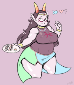 angstrom-nsfw:   Feferi x sushi for @dogexmachina! and boob 